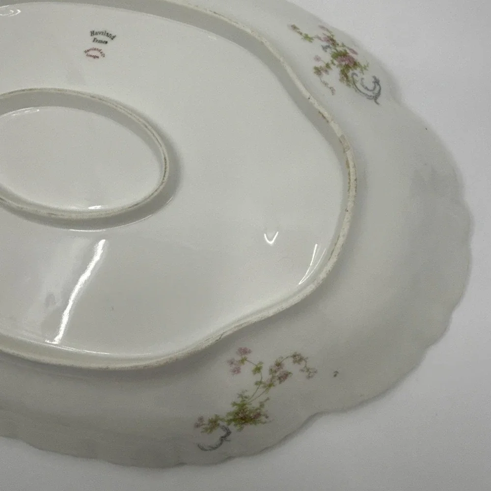 Antique Haviland of France Limoges 18 inch Serving Platter Victorian Style